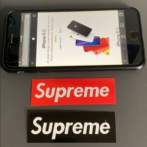 Laptop Stickers Supreme Custom Print Stickers